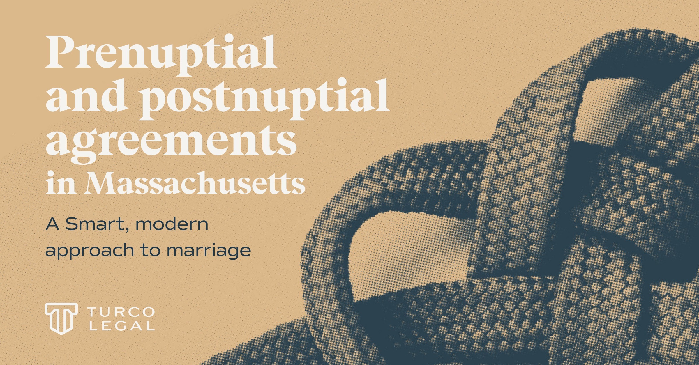 Turco Legal: prenuptial and postnuptial agreements in Massachusetts, a smart approach to a modern marriage. Cords woven together.