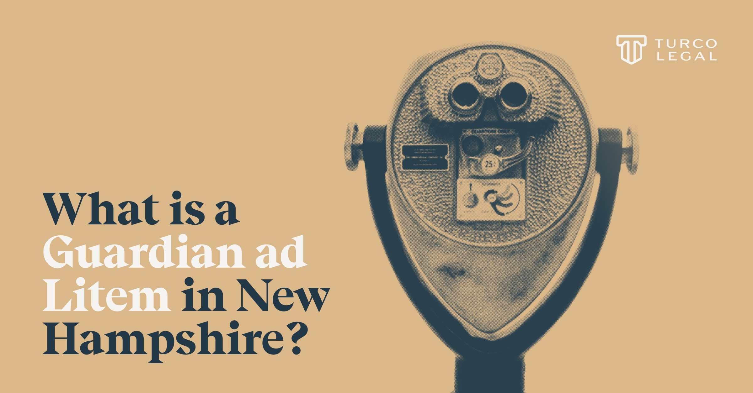 Turco Legal: what is a Guardian ad Litem in New Hampshire. A coin operated telescope looking straight ahead.